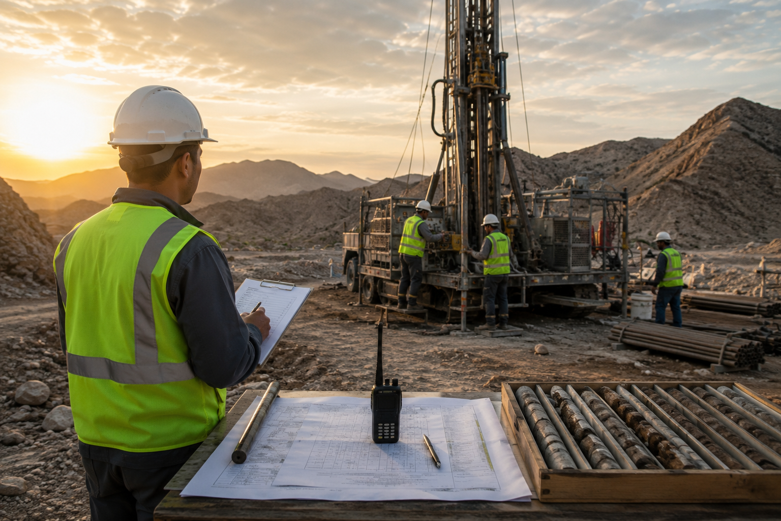Drilling operations visual
